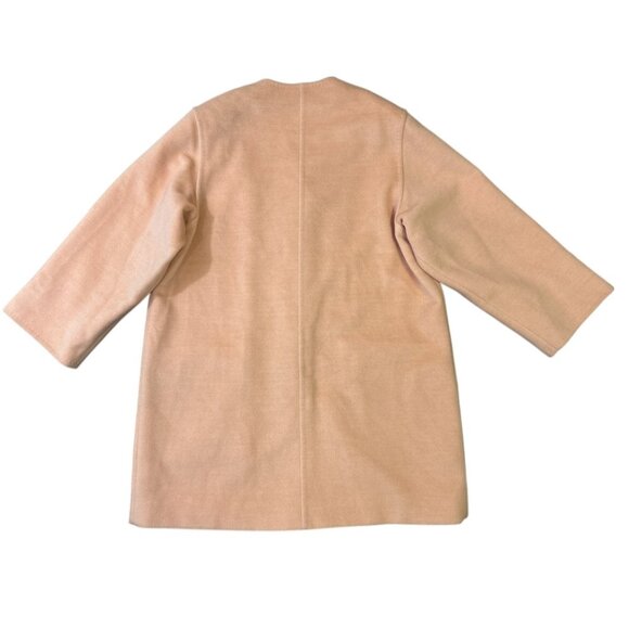 MAX MARA Wool Cashmere Coat Oversized US8 Made in Italy Old Money * Moth Holes - Picture 3 of 16